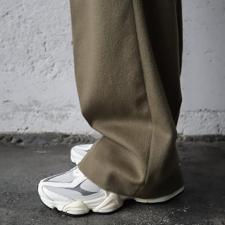 NOTA one tuck straight pants (khaki)
