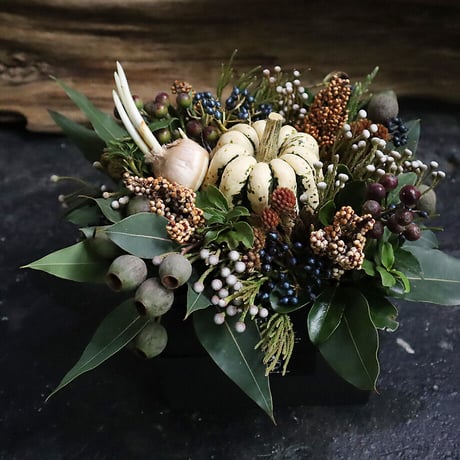 season flower arrangement  Halloween