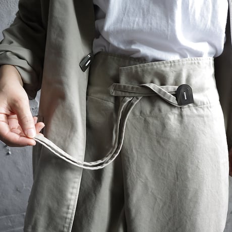 ROVAROVA x .less wrap pants (greige)
