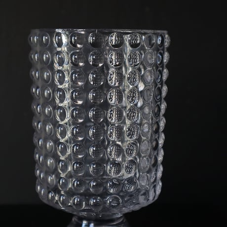 cutting glass flower vase (dot)