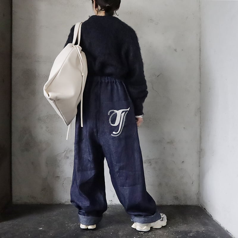 TOWAVASE jardinier pants (navy) | nii-B | WEBSHOP