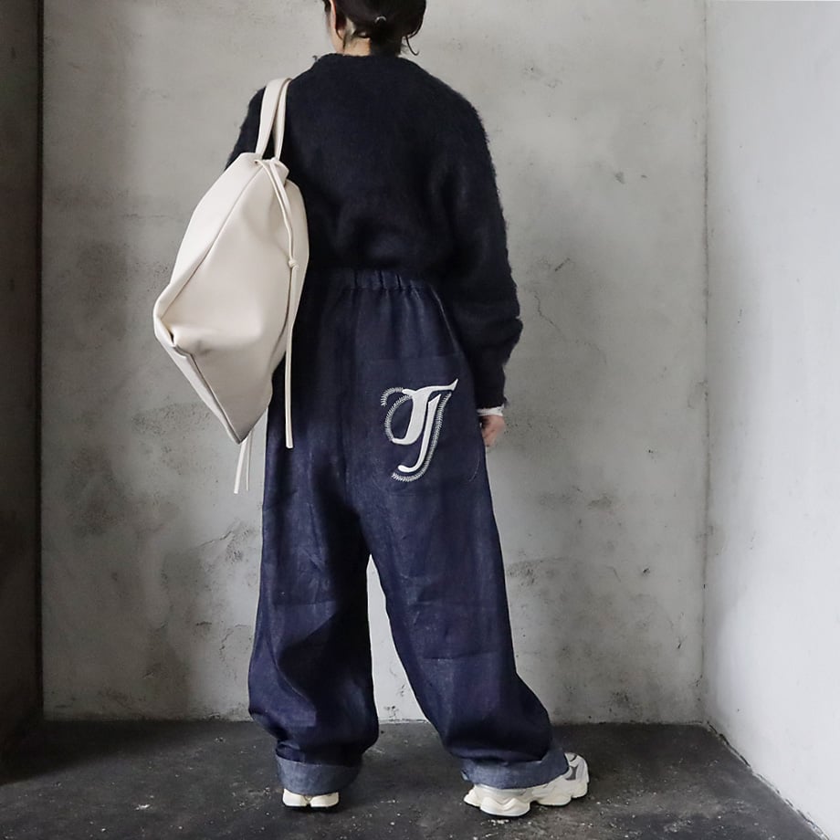 TOWAVASE jardinier pants (navy) | nii-B | WEBSHOP