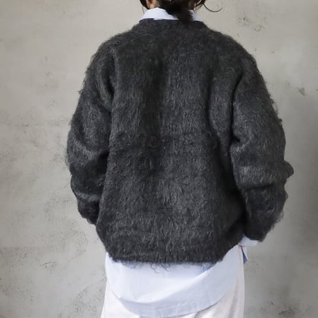 ànuke brashed knit pullover (brown/charcoal/navy)