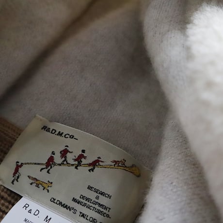 R&D.M.Co-  hoodie muffler (beige)