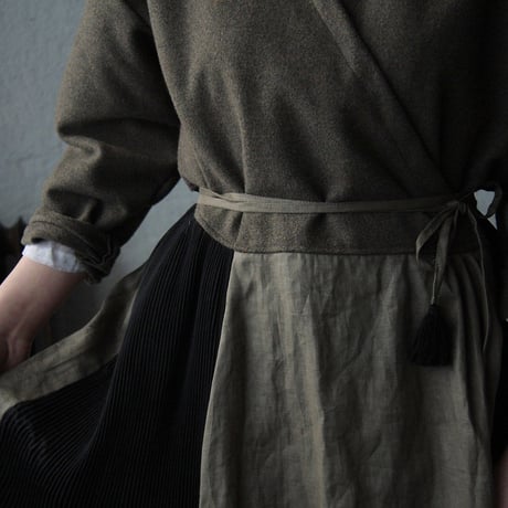 Tabrik cache-coeur dress (khaki)  