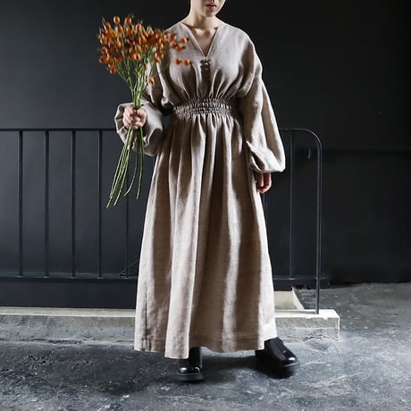 NOTA sicily dress (scrub brown)