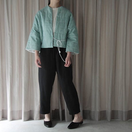 TOWAVASE Sarasa quilt Jacket (green)