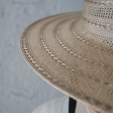 Mia Hat & Accessory lace canotier ( natural)