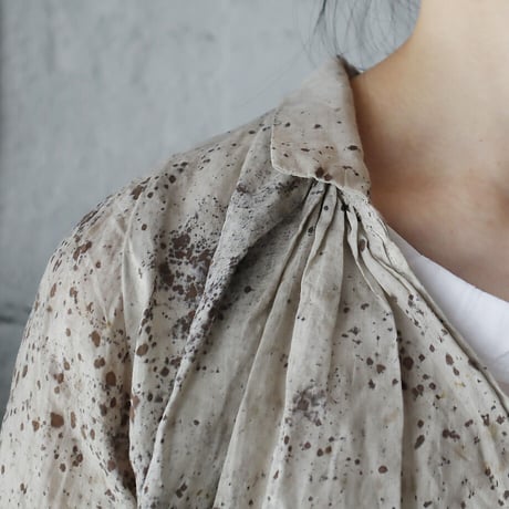 Tabrik gather pullover (zakuro-zome)