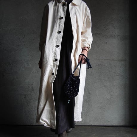 NOTA bell sleeve dress + purse  stripe
