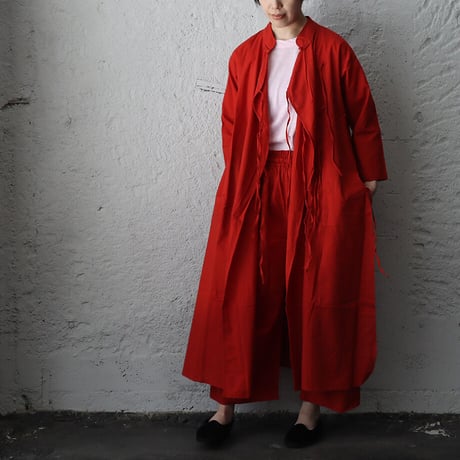 saruche chinese  kurta long  shirt (red)