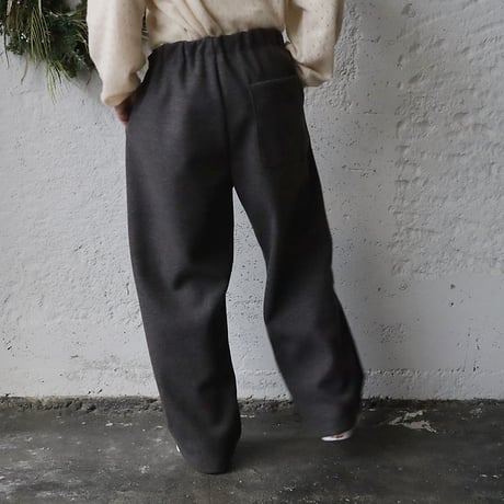 NOUVELLES DU PARADIS woollike pants (charcoal)