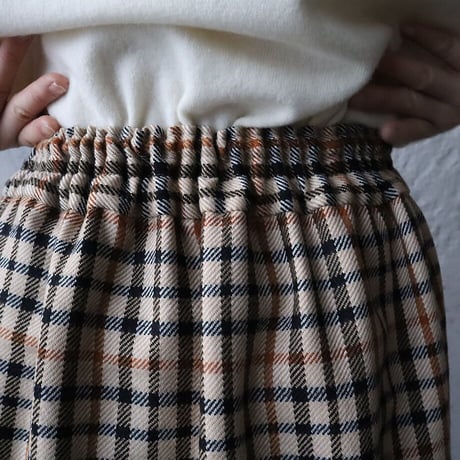 NOTA  long skirt (check)