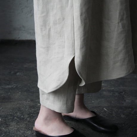 NOTA linen gown (beige)