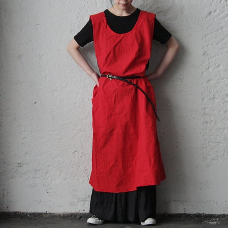 nurse apron (red)