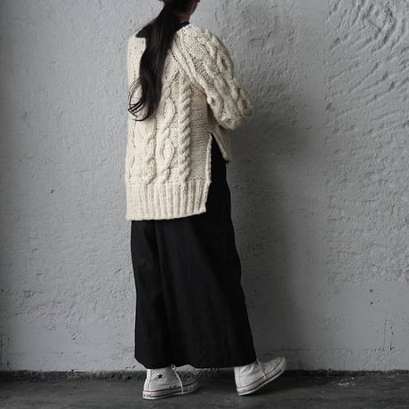 TOWAVASE Pétit dejeuner pécheur cardigan (ivory)