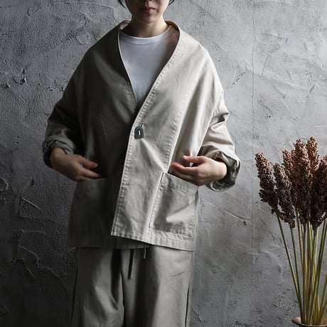 ROVAROVA x .less cocoon jacket (greige)
