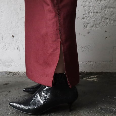 NOTA shoulder dress (bordeaux)