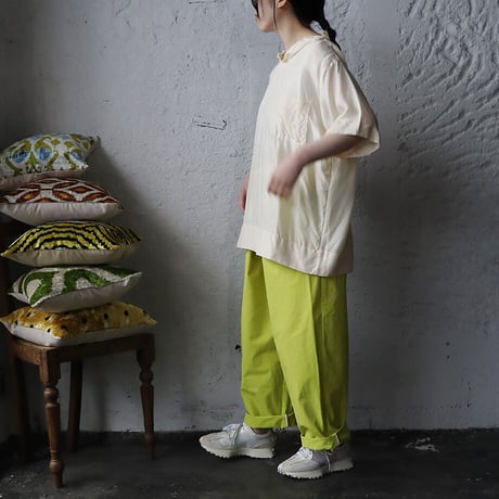 .less wrap pants (neon yellow)