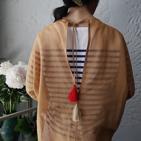 Tabrik organdie tassel tops (beige)