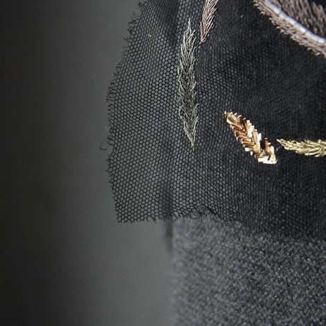 TOWAVASE Pétit dejeuner pullover cardigan (charcoalgray)