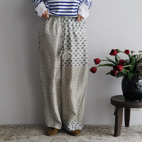 TOWAVASE sarasa silk pants (ivory)