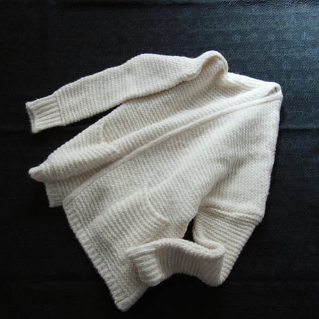 MAISON ANJE knit cardigan offwhite