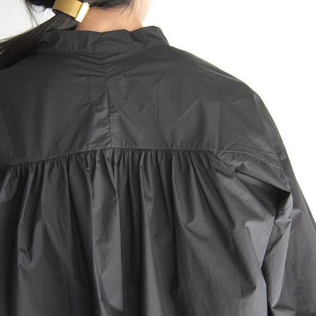 Honnete nylon blouse (black)