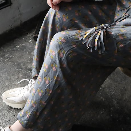 TOWAVASE sarasa silk pants Louis (gray)