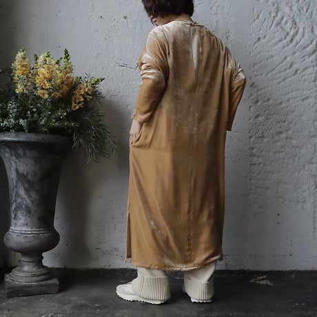 Tabrik velvet dress (beige)