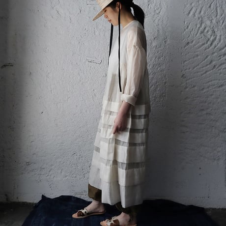 Tabrik  organdy dress (ivory)