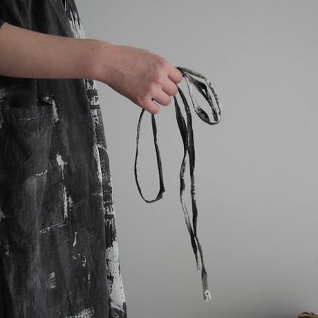 m.Funatabi kimono coat (Sumi dye)
