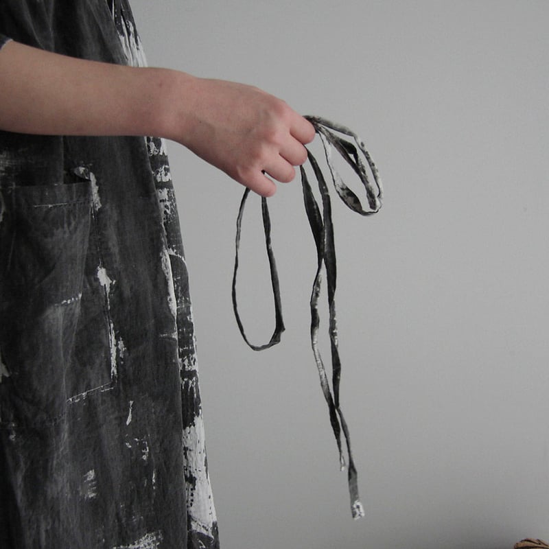 m.Funatabi kimono coat (Sumi dye) | nii-B | WEB