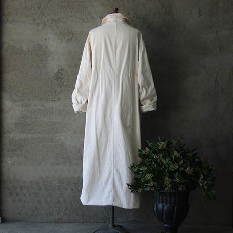 Yarmo long work coat offwhite