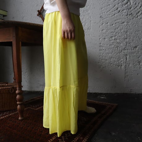 Tabrik gather pants (lime)