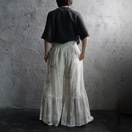 Tabrik gather pants (logwood)