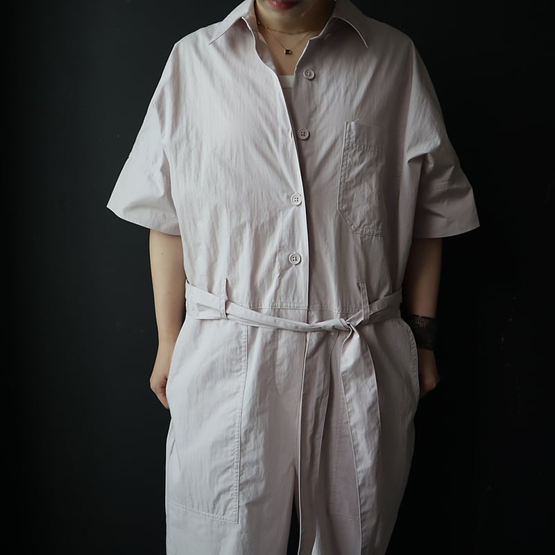 【新品タグ付き】Halfsleeve Shirts Combinaison ànuke halfsleeve shirts combinaison (pink) | n