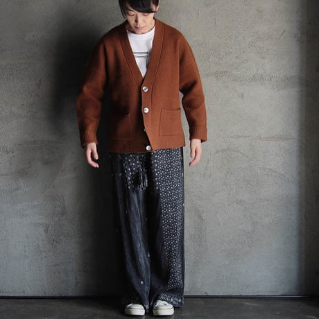 THE FACTORY boiled wool  cardigan