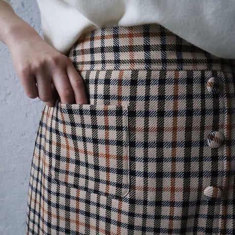 NOTA  long skirt (check)