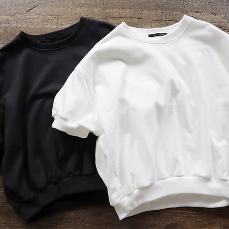Le pivot halfsleeve sweat (offwhite/black)