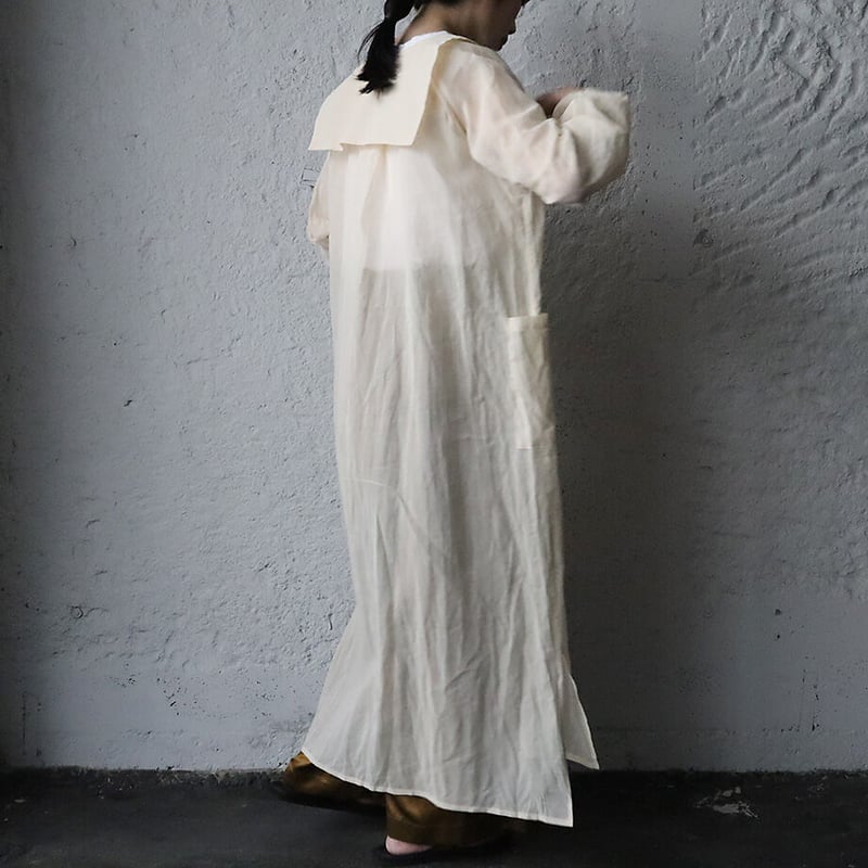 Tabrik organdie sailor robe (ivory) | nii-B | W...