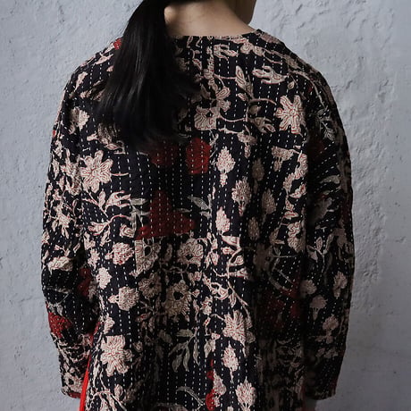 saruche gudri short jacket (black mix)