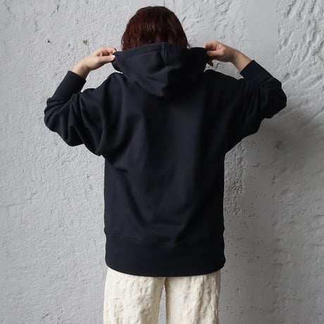 ànuke over sweat parka (navy)