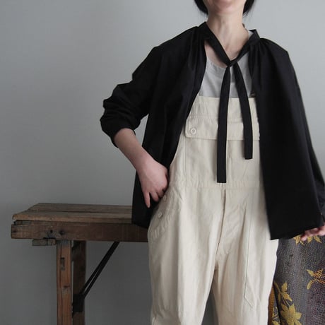 Honnete nylon blouse (black)