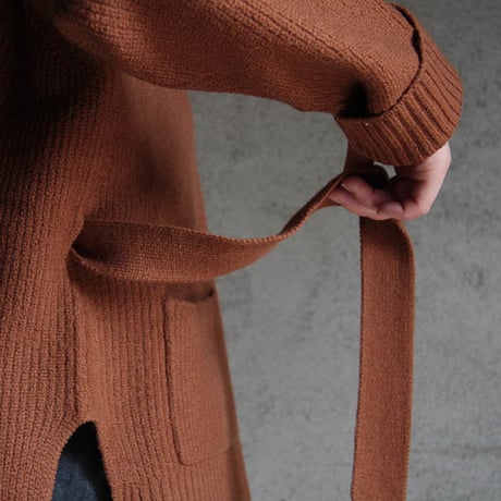 THE FACTORY boiled wool  cardigan