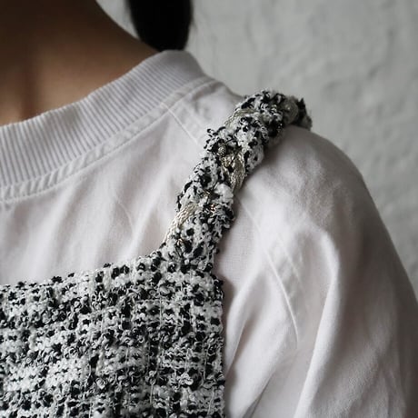NOTA le blueque gillet (white x black)