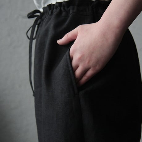 NOTA linen pants (black)