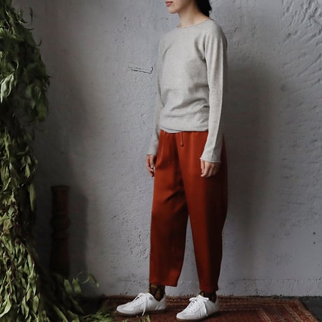 NOTA  satin pants ( terracotta)