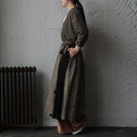 Tabrik cache-coeur dress (khaki)  