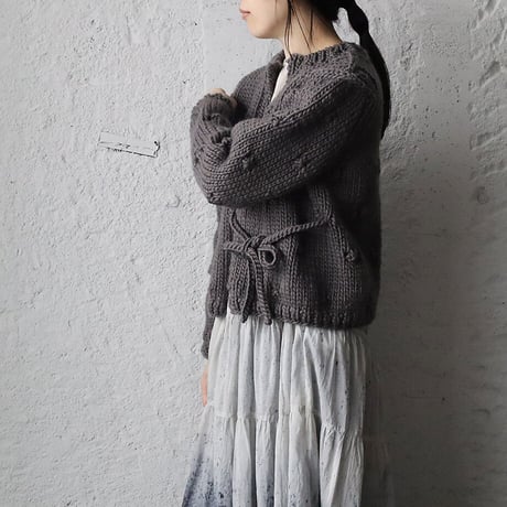 TOWAVASE Ruban cardigan (gray)